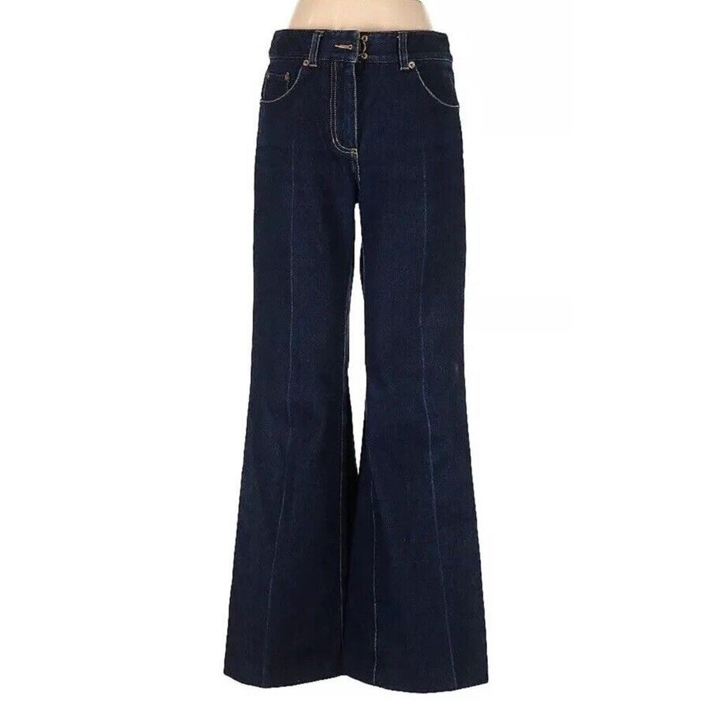 3.1 Phillip Lim Dark Wash Wide Leg Jeans 4